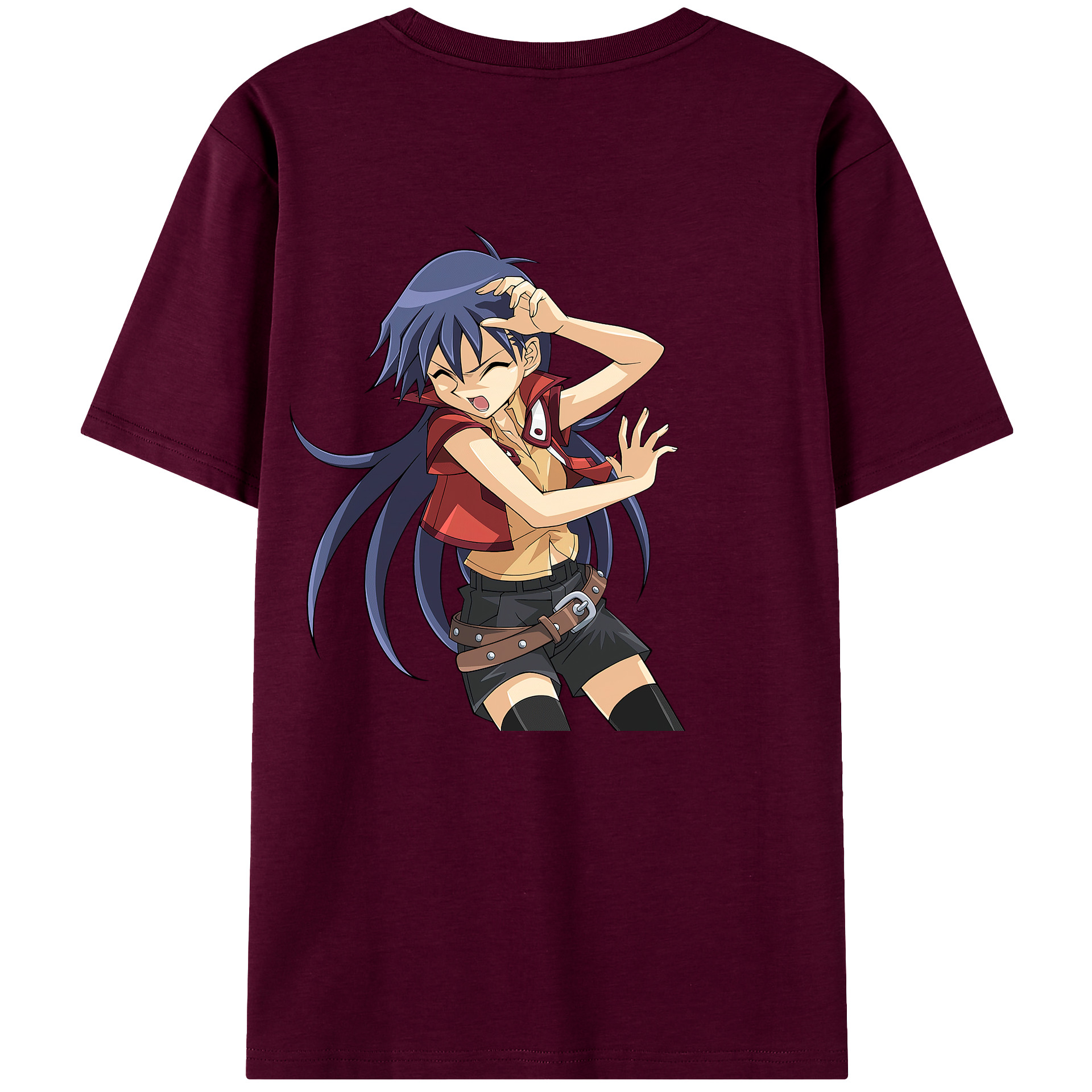 （画像用） 遊☆戯☆王 Yu-Gi-Oh! レディース半袖Tシャツ(バックプリント)